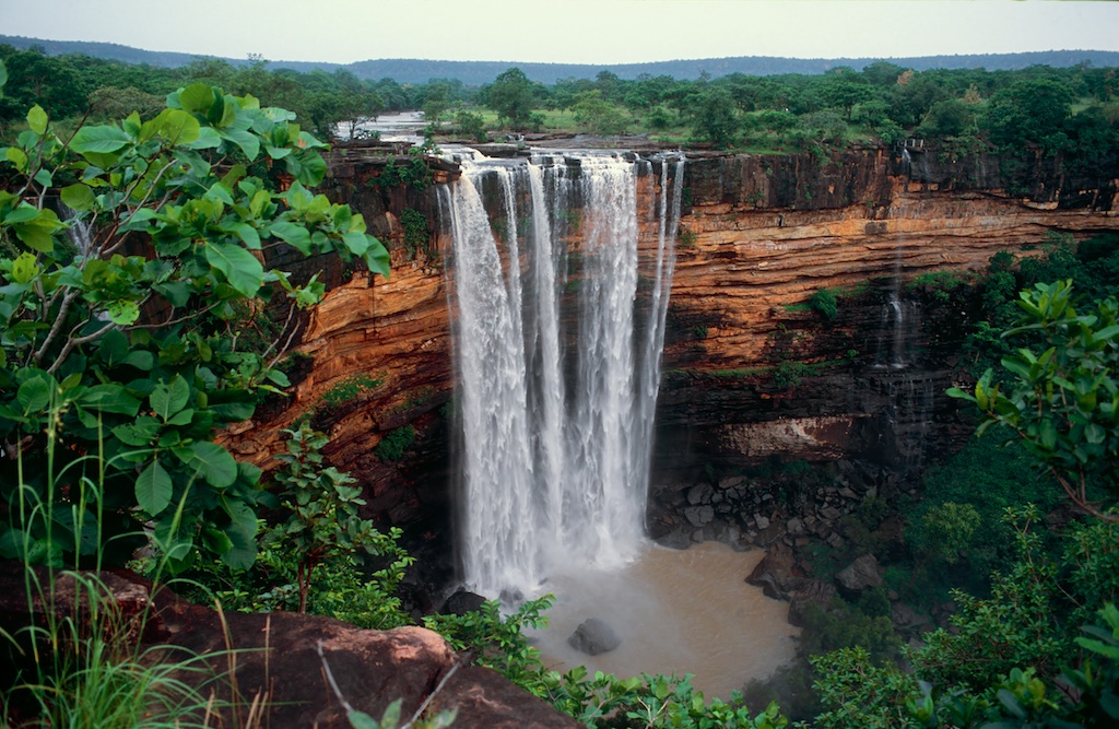 Dudhwa seha waterfall in Panna tiger reserve